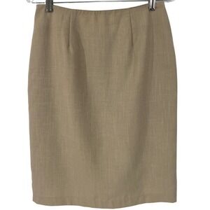 Toni Garment For Cc Magic Pencil Skirt Womens 10 Beige Knee Length Lined USA